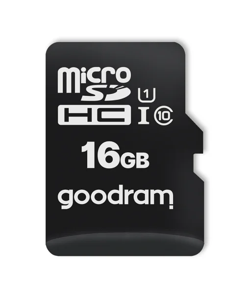 Карта памяти MicroSDHC 16GB UHS-I Class 10 GOODRAM + SD-adapter + OTG Card Reader (M1A4-0160R12)